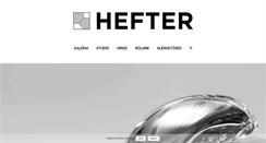 Desktop Screenshot of heftergallery.com